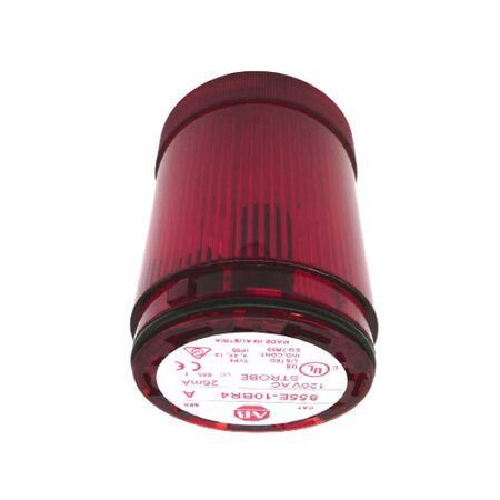 Allen-Bradley 855E10BR4 Control Tower Stack Light 50mm Red Strobe 120V AC
