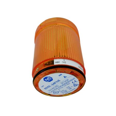 Allen-Bradley 855E24FN5 Amber Flashing Stack Light 50mm 24V AC/DC