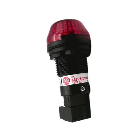 Allen-Bradley 855PBB10SE422 Panel Mount Red LED Beacon 120 VAC