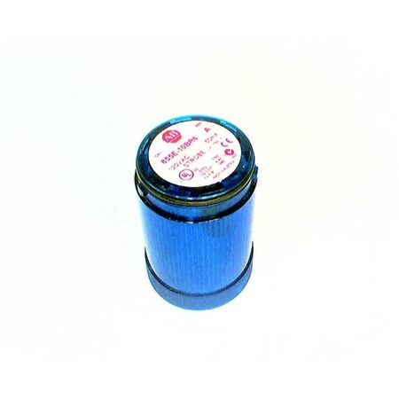Allen-Bradley 855E10BR6 Control Tower Stack Light Strobe Module Blue Lens