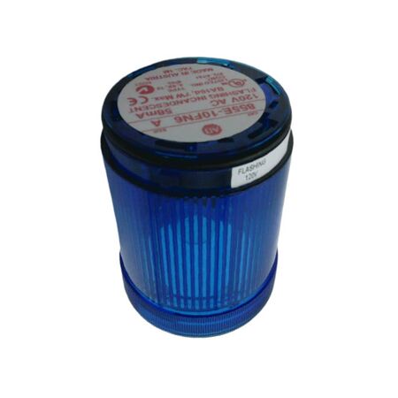 Allen-Bradley 855E10FN6 Control Tower Stack Light Blue Flashing Incandescent 120V AC