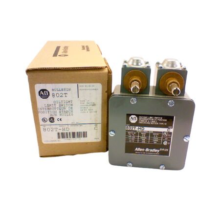 Allen-Bradley 802THD Non Plug-In Oiltight Limit Switch