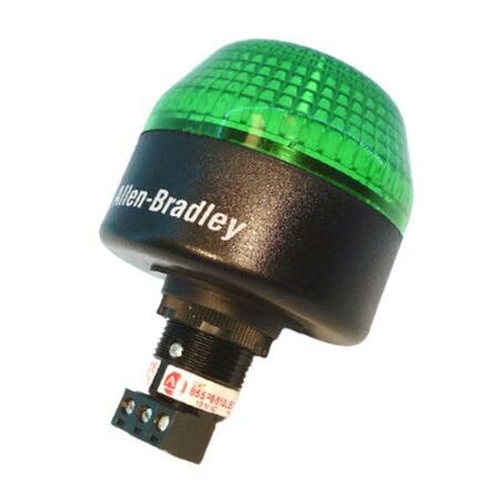 Allen-Bradley 855PSB10LE322 Panel Mount Strobe Green 120 VAC