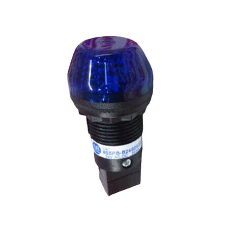 Allen-Bradley 855PBB24SE622 Panel Mount Blue LED Beacon 24V AC/DC