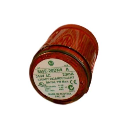 Allen-Bradley 855E20DN4 Control Tower Stack Light 240V AC Red