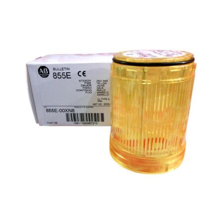 Allen-Bradley 855E00XN8 Control Tower Stack Light Yellow