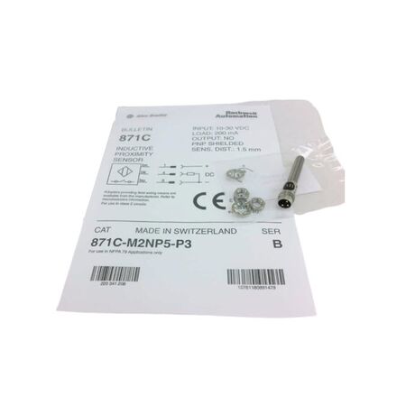 Allen-Bradley 871CM2NP5P3 Miniature Inductive Sensor