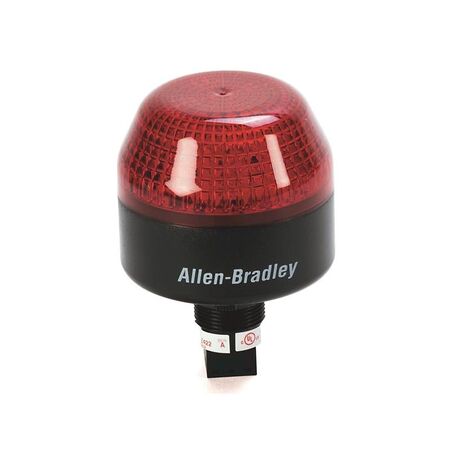 Allen-Bradley 855PSB30LE422 Red Strobe Light Panel Mount