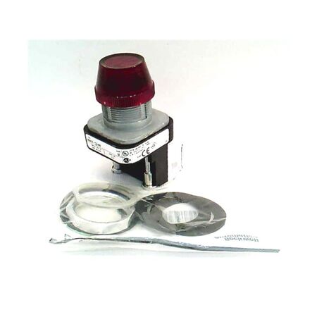 Allen-Bradley 800TQ24R Red Pilot Light 30.5mm Metal Type 4/13