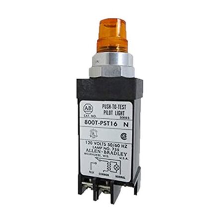 Allen-Bradley 800TPST16A Amber Pilot Light