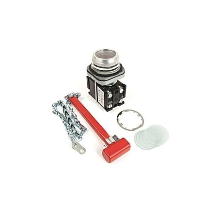 Allen-Bradley 800TS6N Pushbutton Kit 30mm Break Glass Style