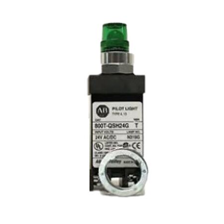 Allen-Bradley 800TQSH24G Pilot Light 24V AC/DC Green LED