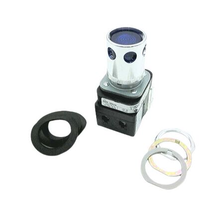 Allen-Bradley 800TQAH2B Illuminated Extended Blue Head Pushbutton