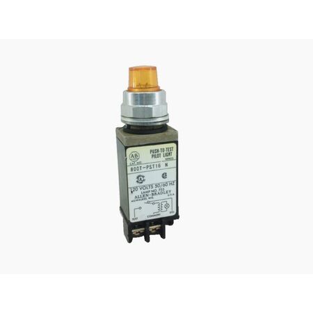 Allen-Bradley 800TPST16A Amber Pilot Light