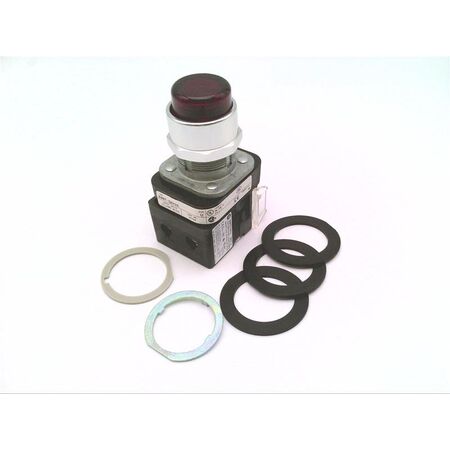 Allen-Bradley 800TQBH2R 30mm Momentary Pushbutton Red LED