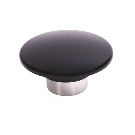 Allen-Bradley 800TN248B Black Metal Jumbo Mushroom Cap for 30mm Pushbutton