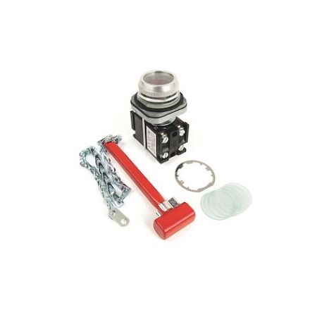 Allen-Bradley 800TS6N Pushbutton Kit 30mm Break Glass Style
