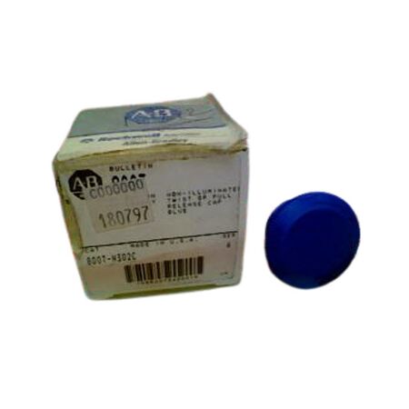 Allen-Bradley 800TN302C Blue Non-Illuminated Push-Pull/Twist Cap
