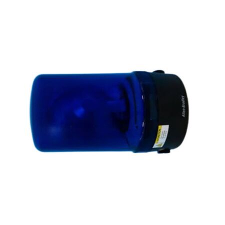 Allen-Bradley 855BLS24RH6 Blue Rotating Halogen Beacon