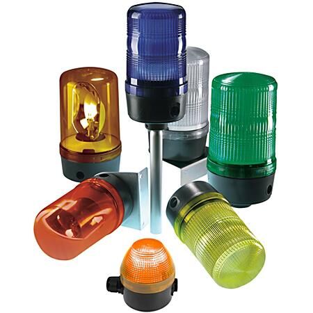 Allen-Bradley 855BLS24RH4 Rotating Halogen Beacon 24V AC/DC Red