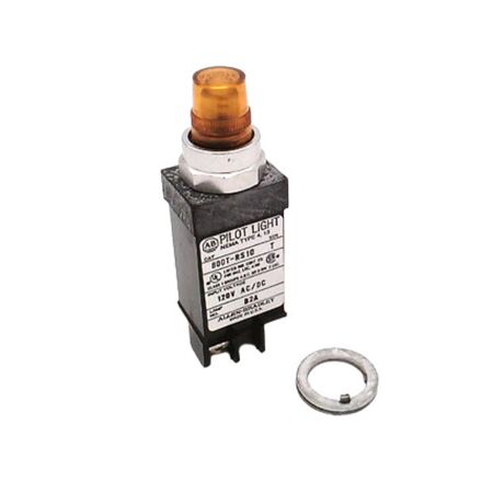 Allen-Bradley 800TRS10A Amber Neon Pilot Light 18mm
