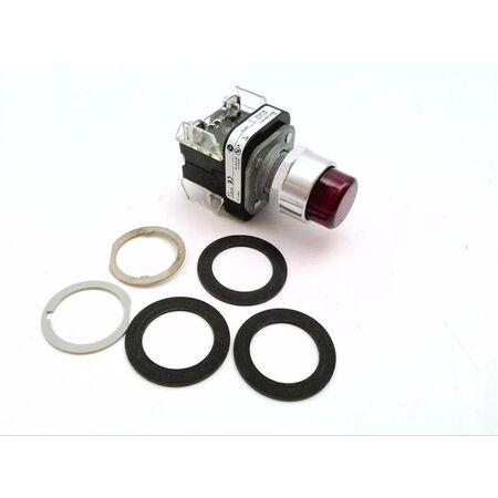 Allen-Bradley 800TNX1311 Illuminated Red Push Button 30mm 6V LED