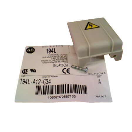 Allen-Bradley 194LA12C34 Terminal Cover 12-16 Amp 3 Pole