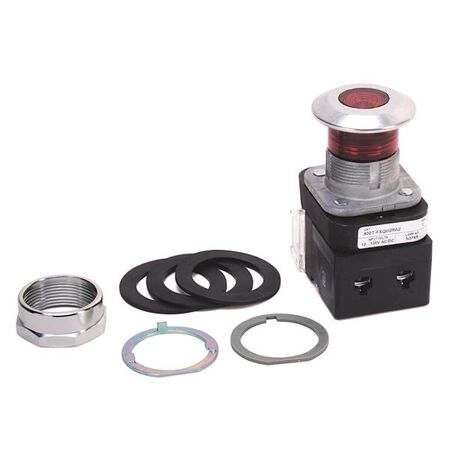 Allen-Bradley 800TFXMQH2RA1 Push Pull Device 30mm Red Mushroom Cap