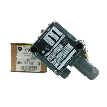 Allen-Bradley 836TT302JX25 T-Style Pressure Control 200-3000 PSI