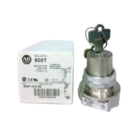 Allen-Bradley 800TH3109 Selector Switch Unit 2 Position Non-Illuminated
