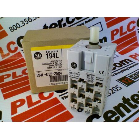 Allen-Bradley 194LE122504 Load Switch 12 Amp 4 Poles