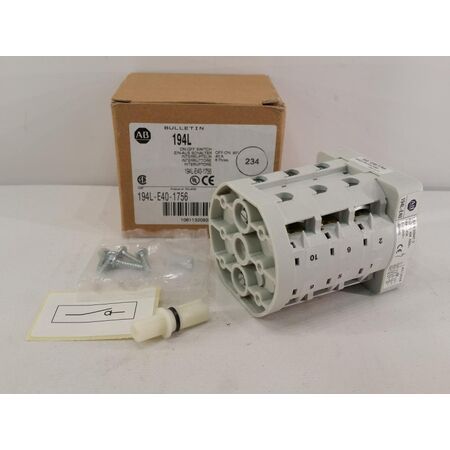 Allen-Bradley 194LE401756 Load Switch 40 Amp 6 Poles