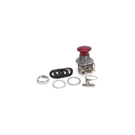 Allen-Bradley 800TD6QA4 Red Mushroom Head Push Button