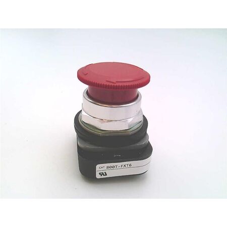 Allen-Bradley 800TFXT6 Red Mushroom Head Pushbutton