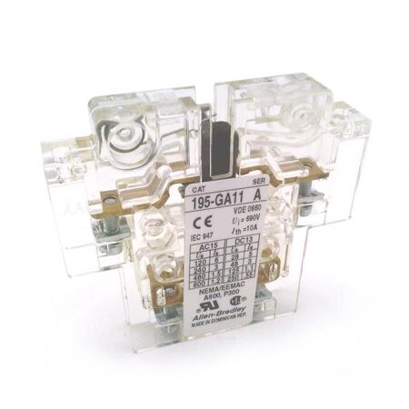 Allen-Bradley 195GA11 Auxiliary Contact Side Mounted
