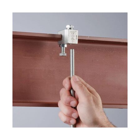CADDY BEAM CLAMP WITH M10 ROD LOCK (Caddy quick fit beam clamp with M10 Rod Lock)