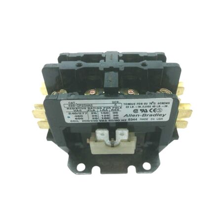 Allen-Bradley 400DP25NA2 Definite Purpose Contactor 25 Amp 208/240V