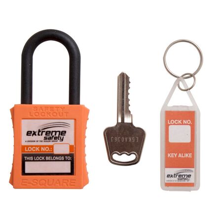 DIELECTRIC PADLOCK KEY ALIKE - ORANGE (Dielectric Padlock Key Alike - Orange)