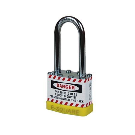 LOCKOUT STEEL PADLOCK LONG SHAKLE (Lockout Steel Padlock Long Shakle)