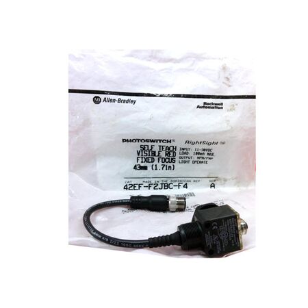 Allen-Bradley 42EFF2JBCF4 RightSight 18mm Cylindrical Photosensor