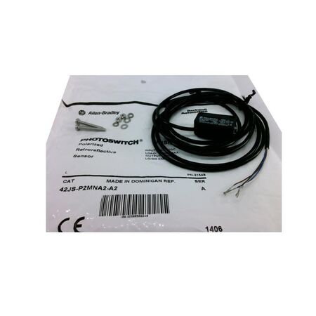 Allen-Bradley 42JSP2MNA2A2 Polarized Retroreflective Photoelectric Sensor