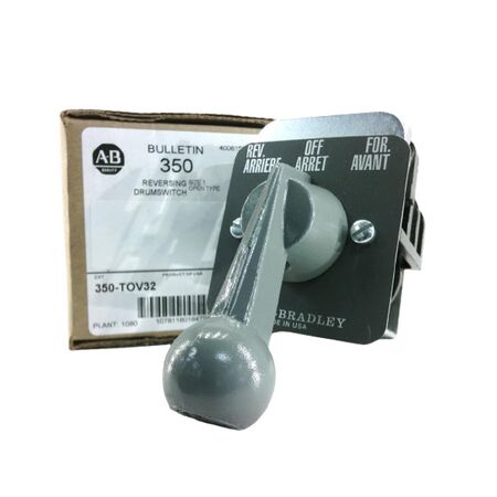 Allen-Bradley 350TOV32 Reversing Drum Switch Size A Open Type