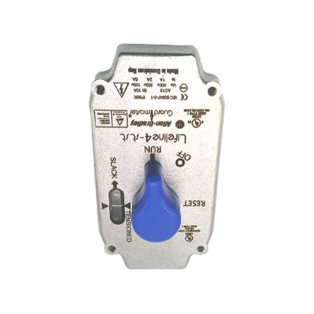 Allen-Bradley Lifeline 4 Stainless Steel Replacement Cover with Blue Reset Knob