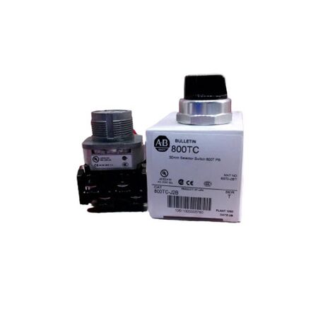 Allen-Bradley 800TCJ2B 30mm 3 Position Selector Switch