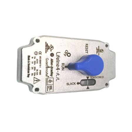 Allen-Bradley Lifeline 4 Stainless Steel Replacement Cover with Blue Reset Knob