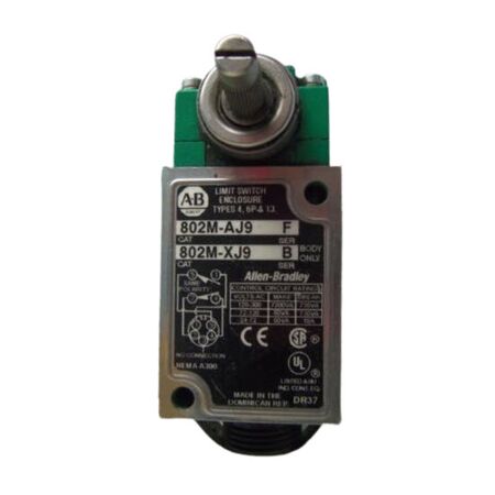 Allen-Bradley 802MAJ9 Pre-Wired Factory Sealed Limit Switch
