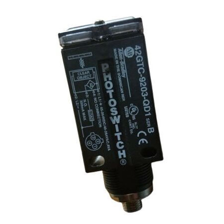 Allen-Bradley 42GTC9203QD1 GP Sensor for Clear Object Detection