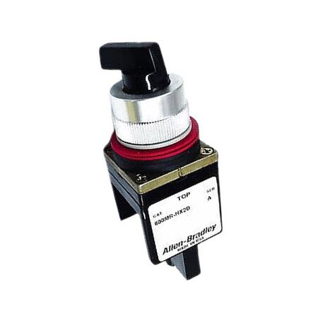 Allen-Bradley 800MRJH2B Selector Switch 3 Position Black Knob