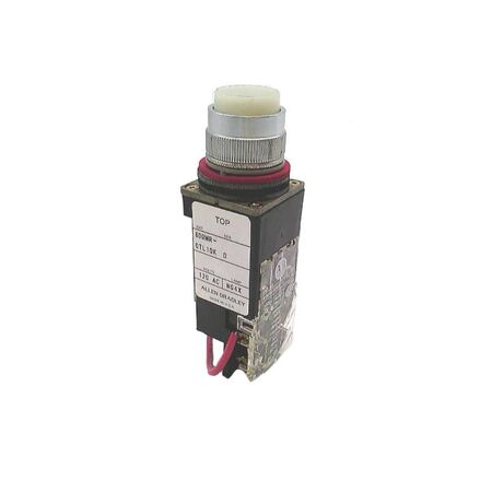 Allen-Bradley 800MRQTL10WK Pilot Light Unit 22.5mm Full Voltage LED White