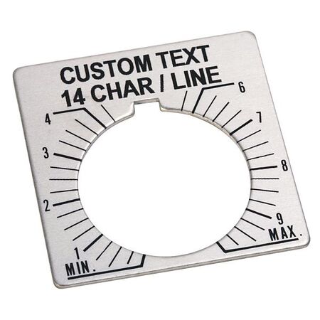 Allen-Bradley 800TX609E Legend Plate for 30mm Push Button